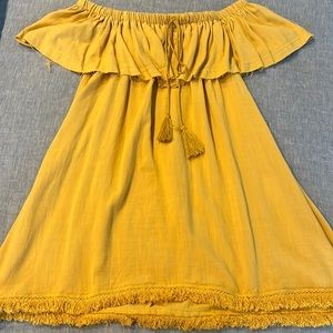 Excellent Condition Long Mustard Tunic top